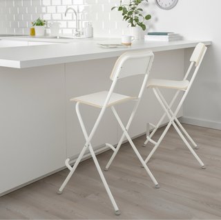 Sillas Ikea plegables altas madera y metal