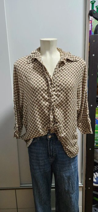 Blusa Zara Talla XS Estampada