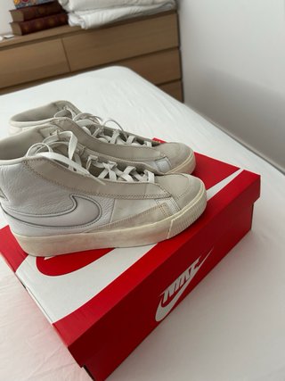 Zapatillas Nike Blazer Mid '77 Beige/Blanco