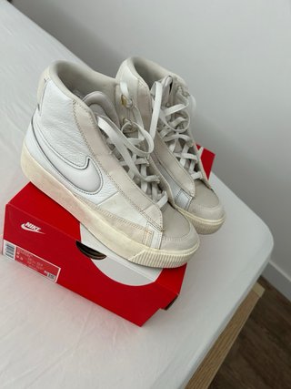 Zapatillas Nike Blazer Mid '77 Beige/Blanco