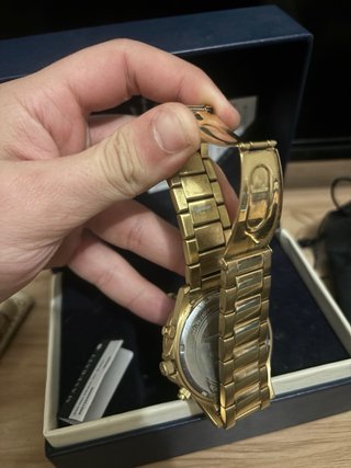 Reloj Maserati Cronógrafo Azul Dorado