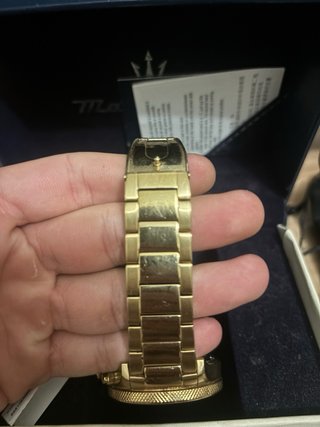 Reloj Maserati Cronógrafo Azul Dorado