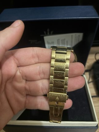 Reloj Maserati Cronógrafo Azul Dorado