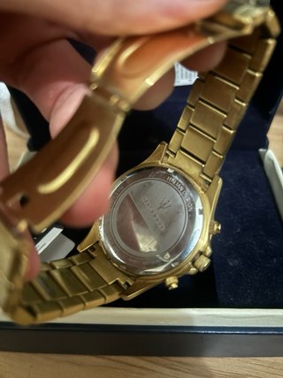 Reloj Maserati Cronógrafo Azul Dorado