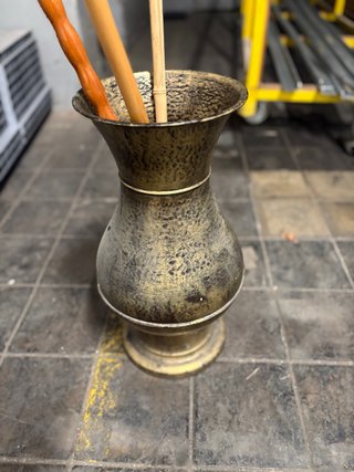 Paragüero Vintage Latón , metal