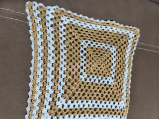 Tapete crochet hecho a mano