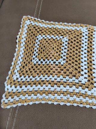 Tapete crochet hecho a mano
