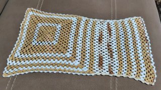 Tapete crochet hecho a mano