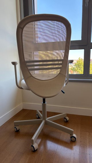 Silla de Oficina Ikea Ergonómica Color Beige