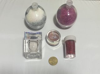 5 Botes Purpurina Colores Variados