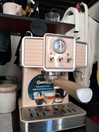 Cafetera Cumbia Beige