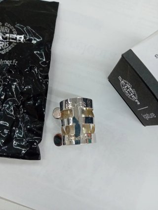 Abrazadera Selmer Saxo Tenor Metal Plateado