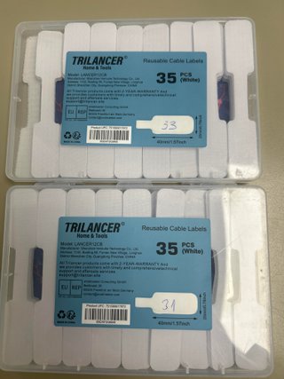 64 Etiquetas Reutilizables para Cables Trilancer