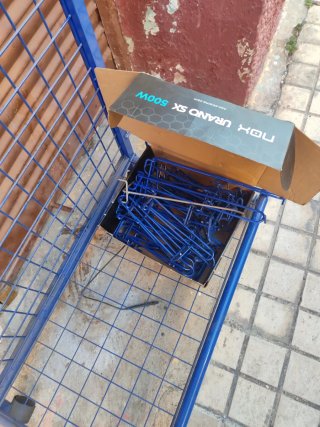 Burro expositor tienda con colgadores