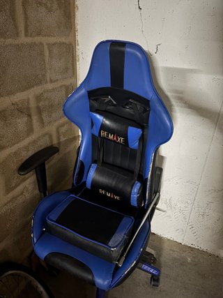 Silla Gaming Remaxe Azul y Negra