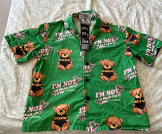 Camisa CDG Oso I'm not a bear