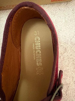 Merceditas terciopelo Chuches T.31