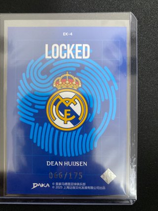Carta Real Madrid Dean Huijsen Numerada 066/175