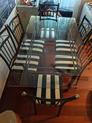 Juego comedor mesa y sillas