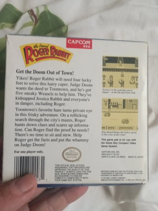 Roger Rabbit Game Boy
