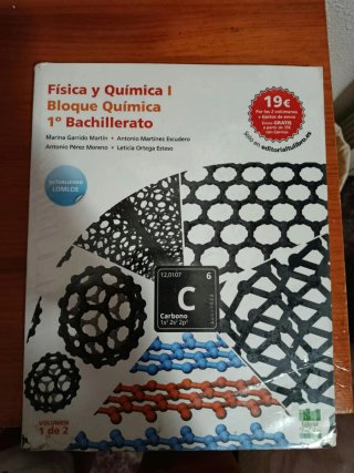Libro Química I, 1o Bachillerato