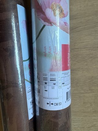 2 Rollos Papel Pintado Estilo Vintage