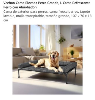 Cama elevada para perro NUEVA