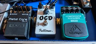 Pedales Guitarra: OCD, Metal Core, Chorus