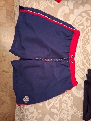 Bañador Hombre Talla M Azul y Rojo
