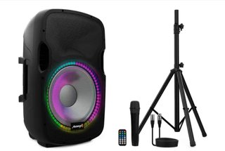 Altavoz Activo Audibax Party 15 + Soporte + Micro