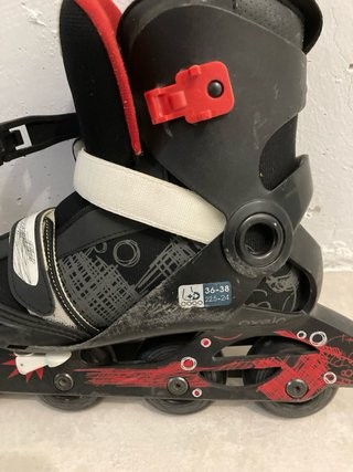 Patines en línea Oxelo Negro y Rojo