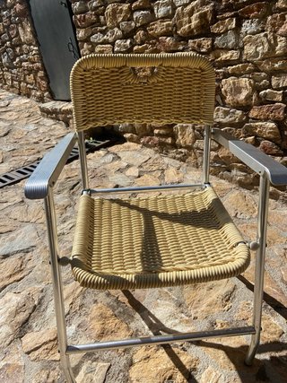 4 Sillas Plegables Camping resistentes.