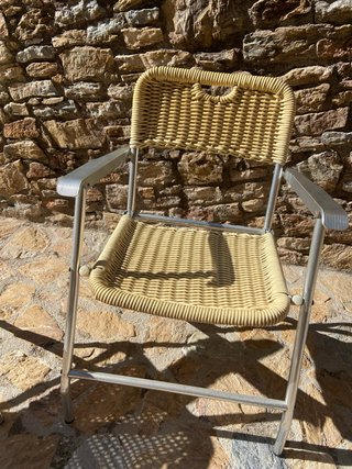 4 Sillas Plegables Camping resistentes.