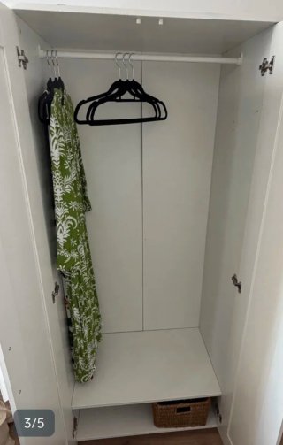 Armario Blanco Ikea Brimnes con Espejo y 3 puertas