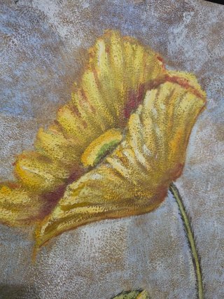 Quadro con cornice floreale
