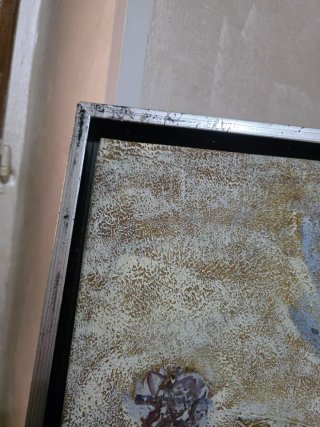 Quadro con cornice floreale