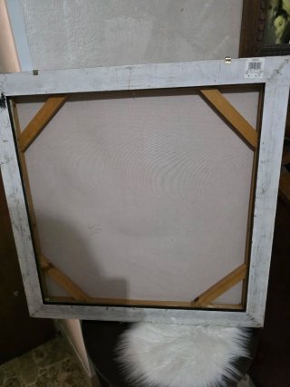 Quadro con cornice floreale