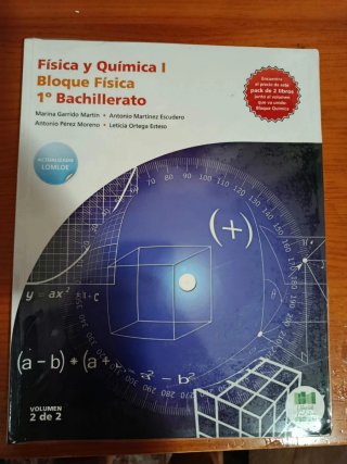 Libro fisica , 1o Bachillerato, editorial tu libro