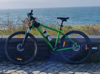 Bicicleta Montaña Cannondale Verde talla L.