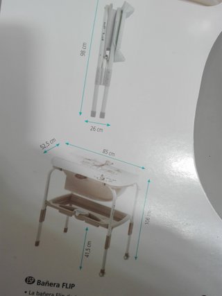 Cambiador bañera Jane