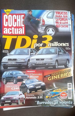Revistas Coche Actual año 1998 N° 523 a 547