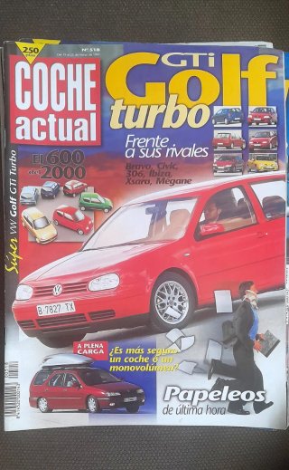 Revistas Coche Actual año 1998 N° 523 a 547