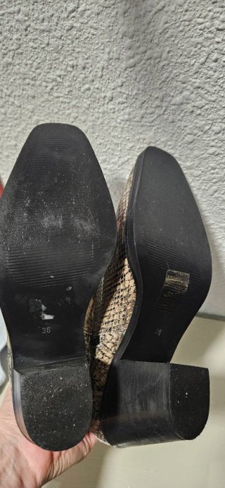 Botines camperos piel serpiente talla 36