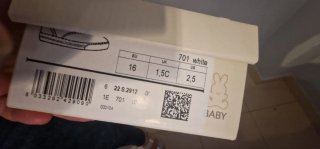 Zapatos de bebé blancos