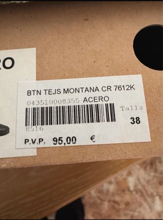 Botín Koala negro sin estrenar Talla 38