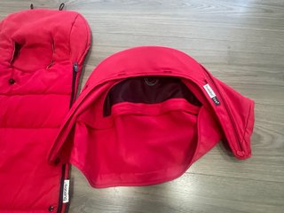 Capota y saco Bugaboo Bee 6 rojo