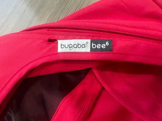 Capota y saco Bugaboo Bee 6 rojo