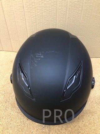 Casco Moto Negro Visera