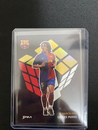 Tarjeta Carles Puyol FC Barcelona Daka 01/10
