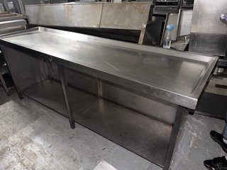Mostrador de pescaderia 250x70x100